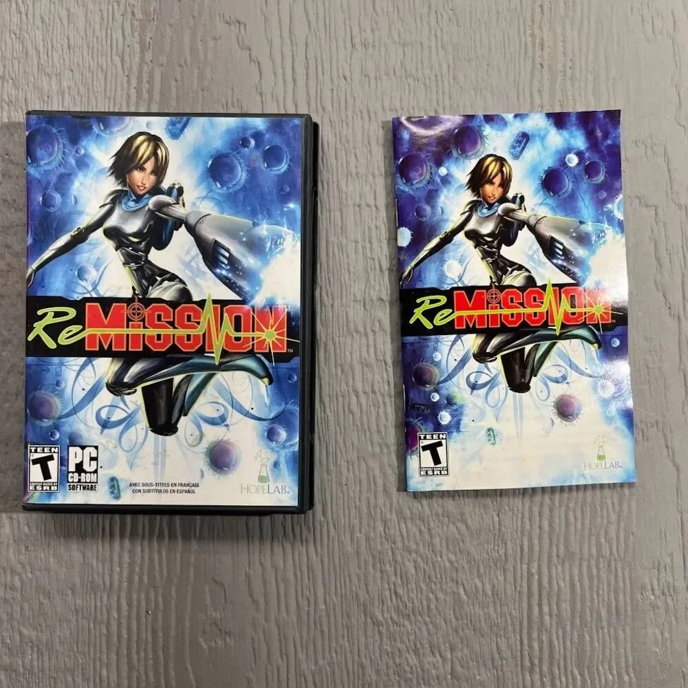 ReMission Educational PC Video Game DVD ROM Complete CIB